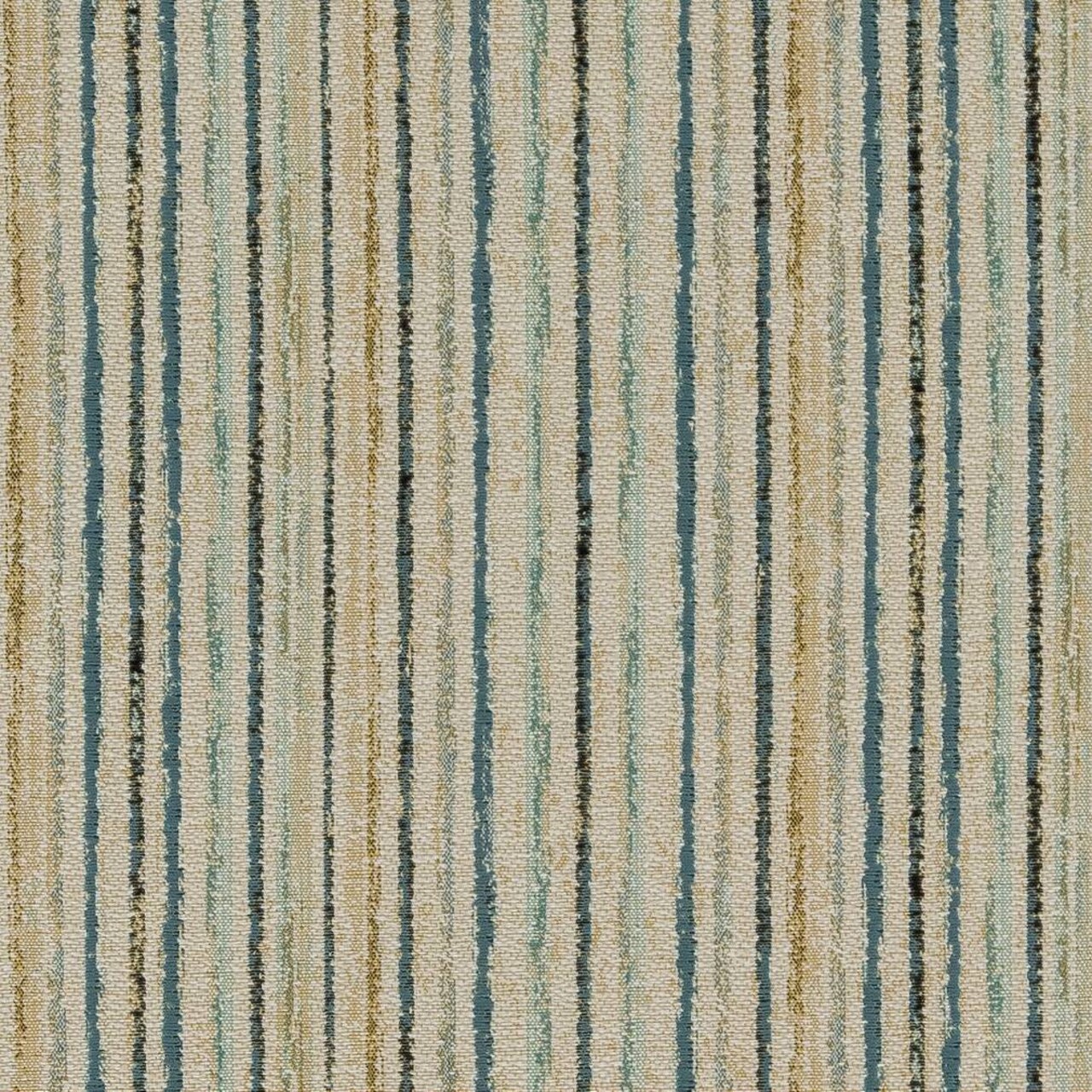 Upholstery Fabric - Aqua & Teal Stripe Upholstery Fabric 54 Inches"